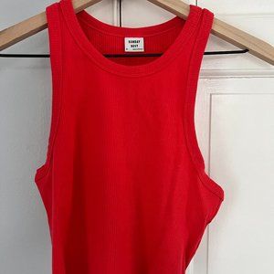 Aritzia Sunday Best Red Tank - Size M
